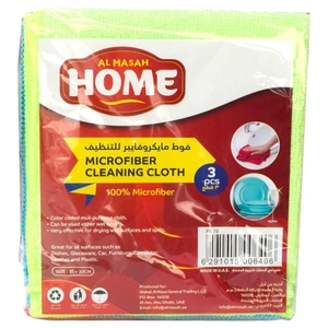 Al Masah Home Microfiber Cleaning Cloth 3'S
