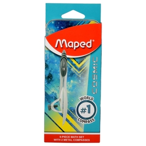 Maped Math Set Cosmic Study Geometry 9Pcs