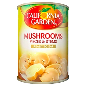 California Garden Mushrooms (Pieces & Stems) 425G