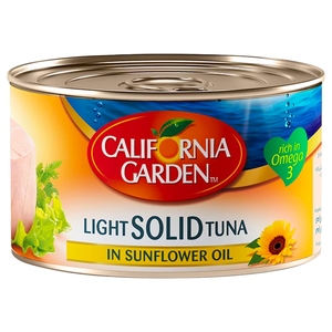 California Garden Light Solid Tuna In Sunflower Oil 185G
