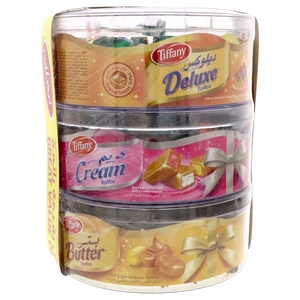 Tiffany Deluxe And Cream Toffee 250G X 3