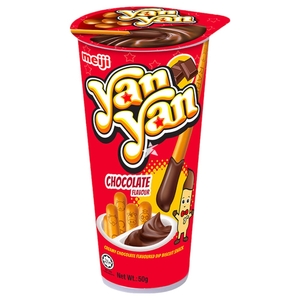 Meiji Yan Yan Biscuit Sticks With Chocolate 50G