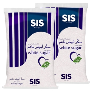 Sis White Sugar 2Kg X2