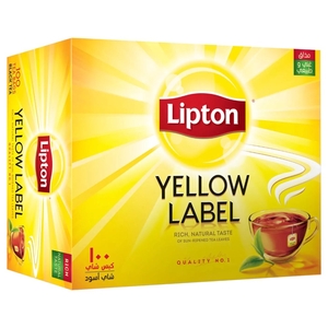 Lipton Yellow Label 100 Tea Bags 200G