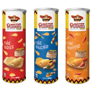 Mister Potato Crisps Assorted 160G
