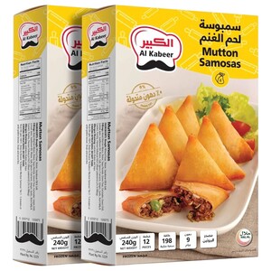 Al Kabeer Frozen Mutton Samosa 240G X2