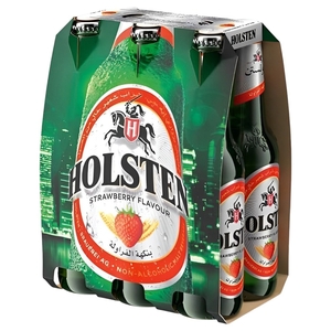 Holsten Non-Alcoholic Malt Beverage Strawberry Flavour 330Ml X 6