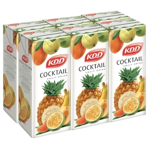 Kdd Fruit Drink Cocktail 180Ml X6
