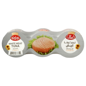 Al Alali White Meat Tuna Sunflower Oil 170G X3