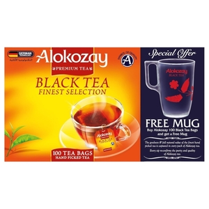 Alokozay Black Tea Bags 100'S + Gift