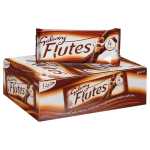 Galaxy Chocolate Flutes 4 Finger 45G X 12