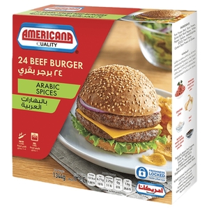Americana 24 Beef Burger 1344G