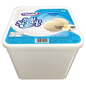 Unikai Ice Cream Soft Scoop Vanilla 4L
