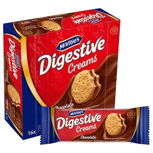 Mcvities Digestive Creams Chocolate Biscuit 40G X16