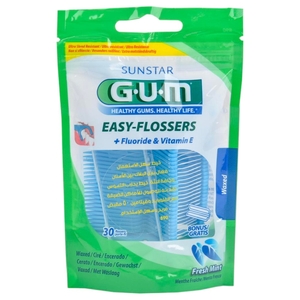 G.U.M Easy Flossers Fresh Mint 30 Pieces