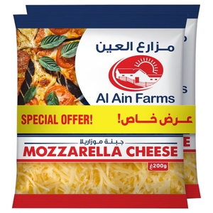 Al Ain Farms Mozzarella Cheese 200G X 2