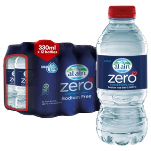 Al Ain Bottled Drinking Water Zero 330Ml X12
