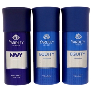 Yardley Body Spray Assorted 150Ml X 3
