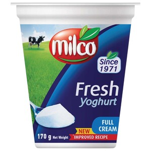 Milco Fresh Yoghurt Full Cream 170G