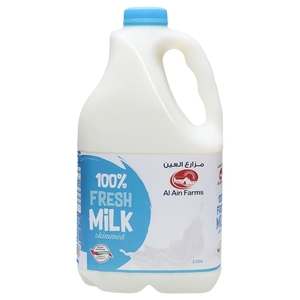 Al Ain Farms Fresh Milk Skimmed 2L