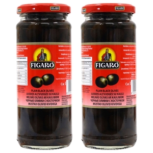 Figaro Black Olives Plain 270G