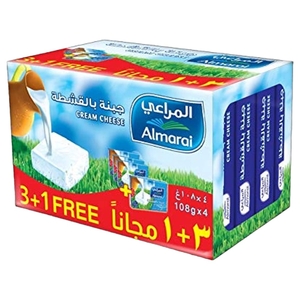 Almarai Cream Cheese 6 Pieces 108G X4
