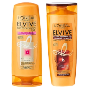 L'oreal Elvive Oil Normal Dry Shampoo 400Ml + Conditioner 400Ml