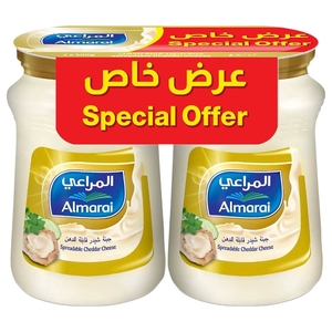 Almarai Cheddar Cheese Spread 500G X2