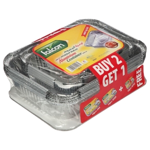 Falcon Aluminum Container 10Pcs X 3
