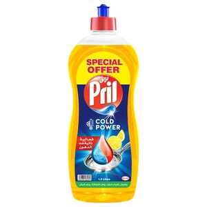 Pril 5 In 1 Dishwashing Liquid Lemon 1.5L