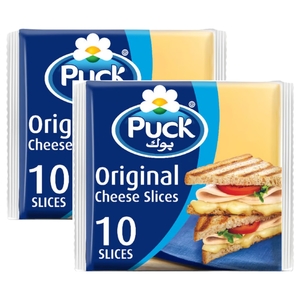 Puck Cheese Slices Regular 200G X2