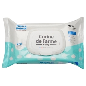 Corine De Farme Baby Bio Fresh And Natural 70 Wipes