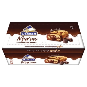 Deemah Marmo Cake Chocolate 40G X12
