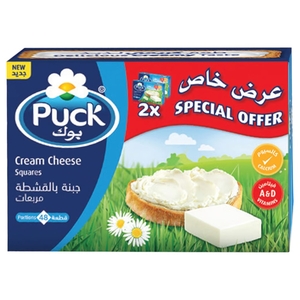 Puck Squares Cheese 24Portion 432G