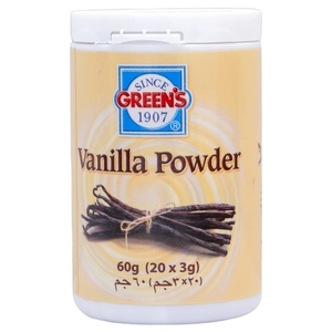 Green's Vanilla Powder Plastic Jar 60G
