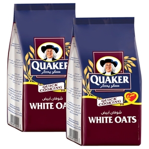 Quaker White Oats 500G X2