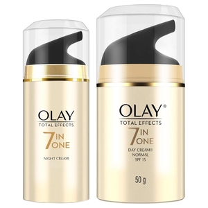 Olay Total Effect Day Cream Sp15 50G + Night Cream 50G