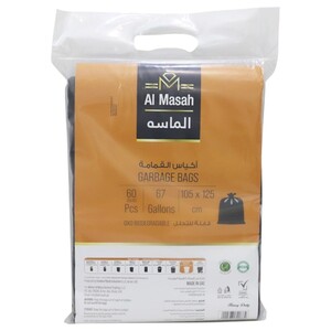 Al Masah Garbage Bag 105X125cm 60 Pieces