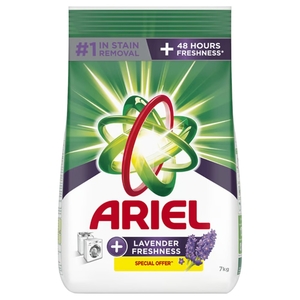 Ariel Washing Powder Front Load + 48H With Lavender Freshness 7Kg