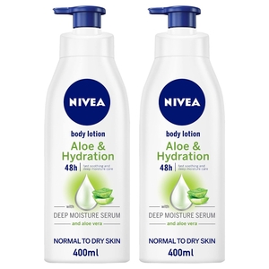 Nivea Body Lotion Aloe Vera 400Ml X2