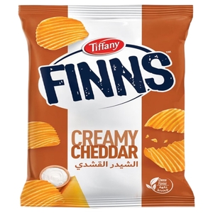 Tiffany Potato Chips Finns Creamy Cheddar 15G