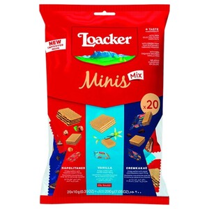 Loacker Wafer Minis Assorted 200G