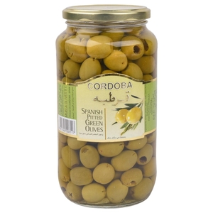 Cordoba Spanish Pitted Green Olives 450G