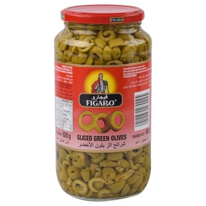 Figaro Green Olives Sliced 920G