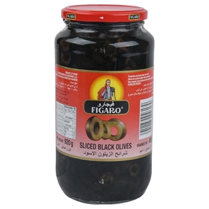 Figaro Sliced Black Olives 920G