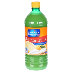 American Garden Lemon Juice From Concentrate 946Ml