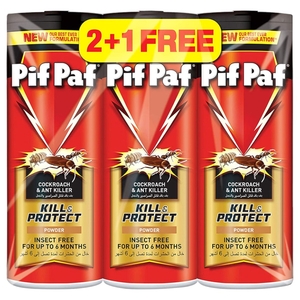 Pif Paf Cockroach & Ant Killer Powder 100G X 3