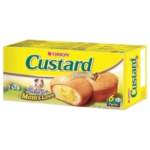 Orion Premium Custard Soft Cake 138G X 6