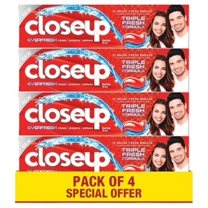Close Up Toothpaste Ever Fresh 75Ml X4
