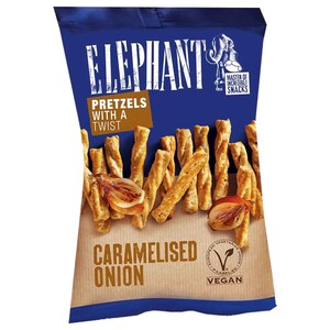 Elephant Pretzels Twist Caramelised Onion 70G
